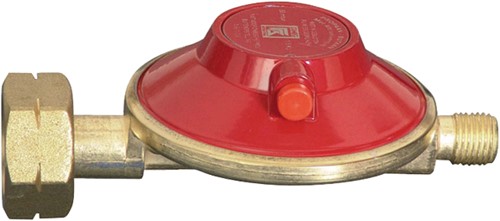 Talamex Gasdrukregelaar shell/combi 30mbar met ¼ l buitendraad - afblaasbeveiliging