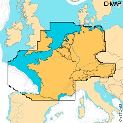 C-Map Reveal X - CENTRAL AND WEST EUROPE -