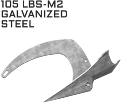 Mantus M2 anker - 47 kg - gegalvaniseerd