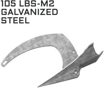Mantus M2 anker - 47 kg - gegalvaniseerd
