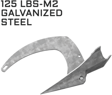 Mantus M2 anker - 56 kg - gegalvaniseerd