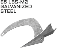 Mantus M2 anker - 30 kg - gegalvaniseerd