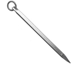 Plastimo meerpen - 425 mm - gegalvaniseerd -met ring