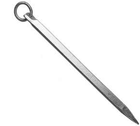 Plastimo meerpen - 425 mm - gegalvaniseerd -met ring