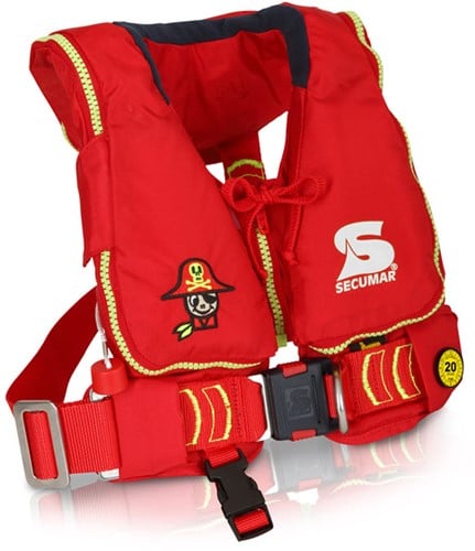 Secumar Mini Reddingsvest - 90N - 15/40 kg - Rood - Duo Protect 