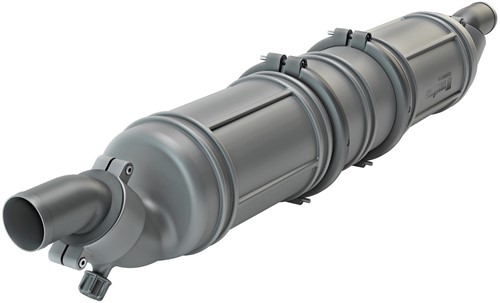 VETUS driekamer waterlock / geluiddemper type NLP3 - slangaansluiting 50 mm