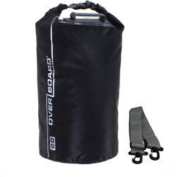 Overboard Dry tube waterdichte tas - 20 ltr zwart