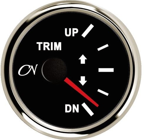 CN Trimmeter 0-190 Ohm zwart/chroom - 52 mm