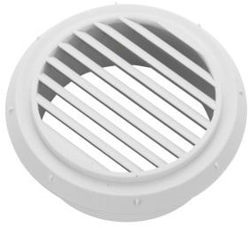 Webasto luchtuitblaasrooster 90 mm - open 45 graden - wit