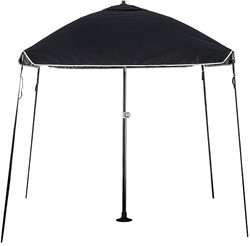 Bimini parasol Antraciet/Zwart met 45 gr. Knik - 200 x 200 cm