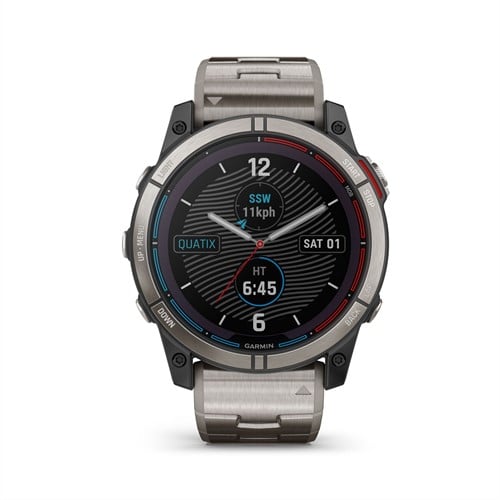 Garmin Quatix 7X Solar GPS-Smartwatch voor watersporters - opladen met zonne-energie