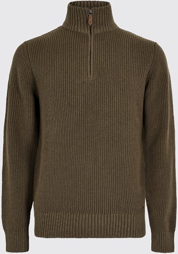 Dubarry Portmarnock Zeemans trui met rits Kelp 