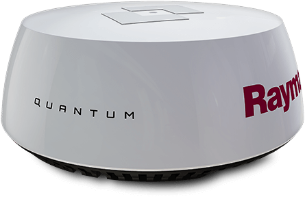 Raymarine Quantum Q24C 45 cm radar met 10 meter voedingskabel en 10 meter datakabel