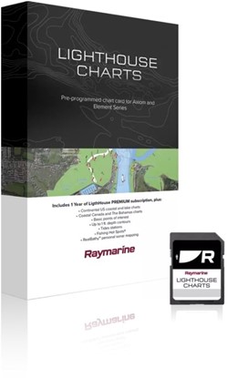 Raymarine Lighthouse kaarten