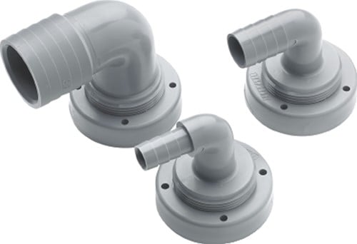 VETUS Slangaansluiting haaks - 19 mm
