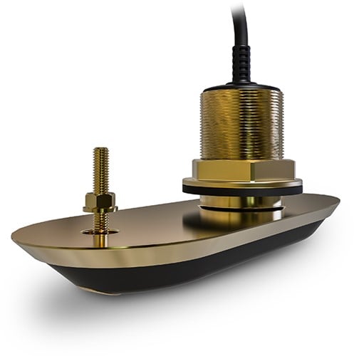 Raymarine RV-200 RealVision 3D bronzen thruhull transducer 0°/<6°, directe aansluiting AXIOM (Pro) RV (RVX) MFD's, 8mtr kabel