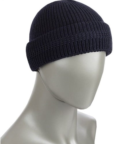 RW Korte zeemansmuts Marine met fleece