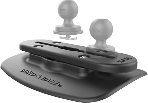 RAM Black Bond-A-Base™ For Inflatable Rafts with Tough-Track™-2