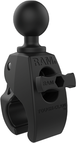 RAM Medium Tough-Claw™ with 1.5"" Diameter Rubber Ball