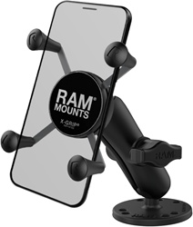 RAM Mounts X-Grip universele telefoonhouder met vlakke montagebasis - UN7