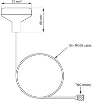 Raymarine GA200 Externe GPS-antenne voor Raymarine Axiom-PRO kaartplotters en AIS-ontvangers-3