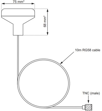 Raymarine GA200 Externe GPS-antenne voor Raymarine Axiom-PRO kaartplotters en AIS-ontvangers-3
