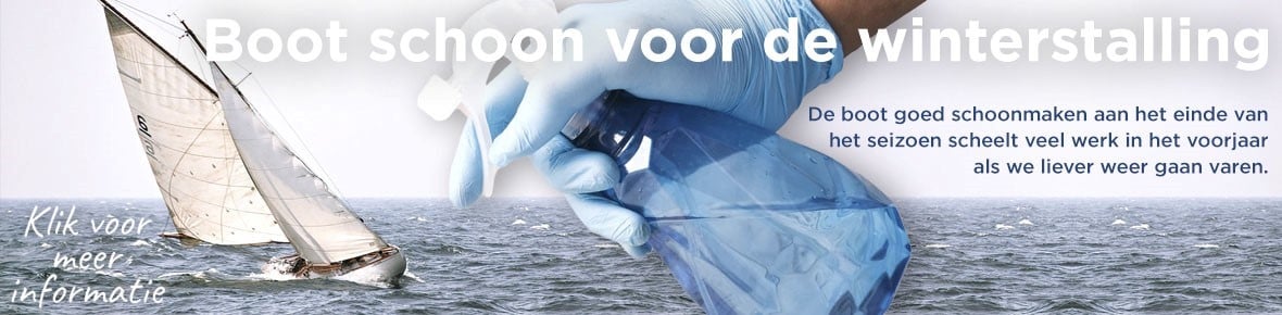 Boot schoon voor de winterstalling