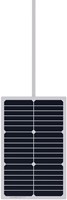 Sunbeam Tough G8 21W Flexibel zonnepaneel - 28 x 43 cm - 3M montage - flush kabel