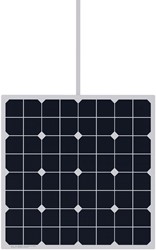 Sunbeam Tough G8 55W Flexibel zonnepaneel - 54 x 54 cm - 3M montage - flush kabel