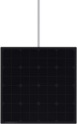 Sunbeam Tough G8 55W Flexibel zonnepaneel - Zwart - 54 x 54 cm - 3M montage - flush kabel