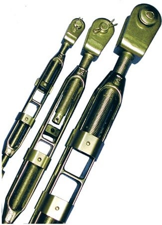 SureClip B - per 4 - brons - diverse maten - voor Selden spanner