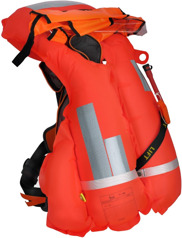 Secumar Survival Reddingsvest - 220N - Grijs - Sprayhood George Kniest