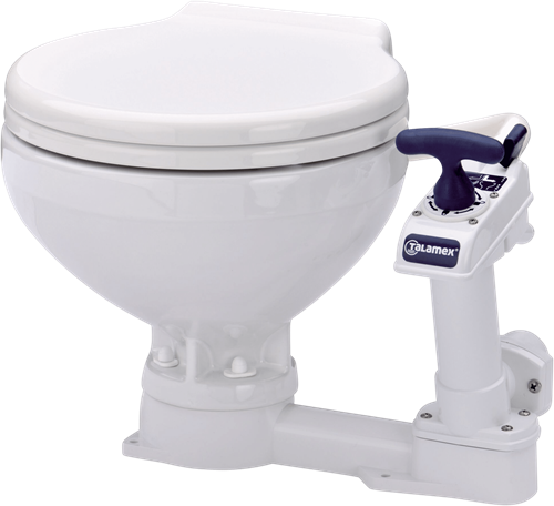 Talamex toilet Standaard Turn2Lock – handbediend scheepstoilet