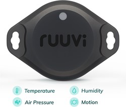 RuuviTag Pro sensor 4in1 - temp, RV, barometer en beweging