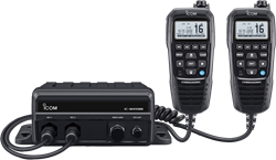 Icom M410BB Marifoon voor 2 commandmics, inclusief 1 commandmic HM-195GB