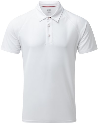 Gill UV008 Heren UV Technische Korte Mouwen Polo Wit XXL