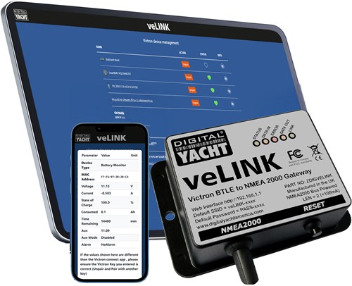 Digital Yacht veLINK – Victron Bluetooth naar NMEA 2000-gateway
