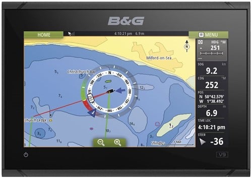 B and G Vulcan 9 Kaartplotter