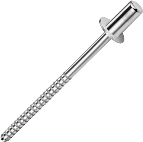 Water/gasdichte popnagel gesloten bolkop aluminium/RVS A2 Ø 4,80×12,50 mm (10 stuks)