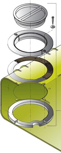 VETUS WTIKIT inspectiedekselkit voor drinkwatertanks