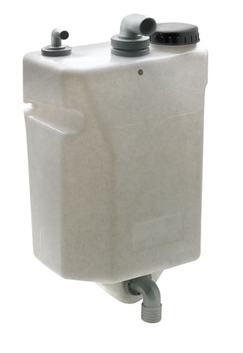 VETUS vuilwatertank voor wandbevestiging - 25 liter