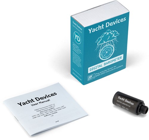 Yacht Devices  NMEA2000 Barometer Sensor als afsluit