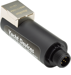 Yacht Devices NMEA2000 Ethernet Koppeling