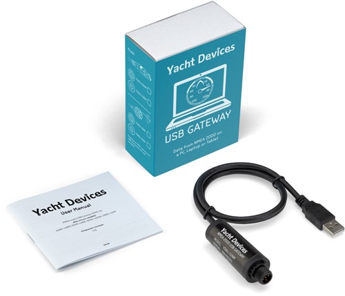 Yacht Devices  NMEA2000 USB Koppeling met IP67 connector