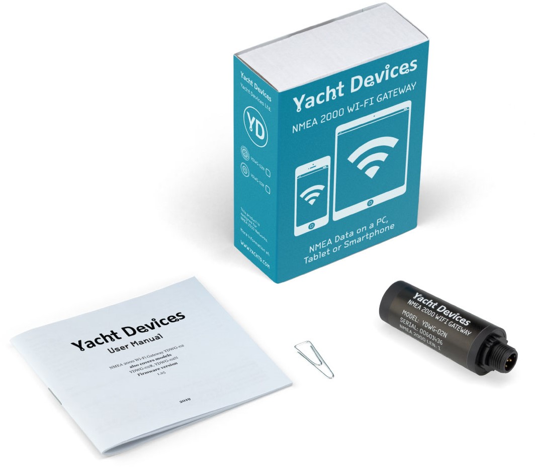 Yacht Devices NMEA2000 Wifi Koppeling George Kniest