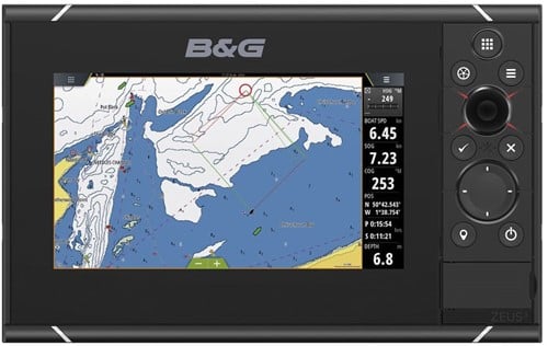 B and G Zeus3 7 Kaartplotter